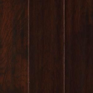 Mohawk Chocolate Hickory 3/8 in. x 5 in. Wide x Random Length Soft Scraped Engineered Hardwood Flooring (23.5 sq. ft. / case) HEHS5 11