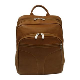 Piel Leather Checkpoint Friendly Urban Backpack 2868 Saddle Leather Piel Leather Laptop Backpacks
