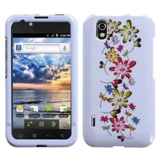 Hard Plastic Snap on Cover Fits LG AS855 LS855 US855 VM855 Marquee Falling Flowers + LCD Screen Protective Film Alltell, US Cellular, Virgin Mobile, Sprint: Cell Phones & Accessories