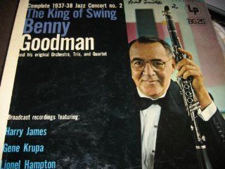 Complete 1937 38 Jazz Concert No.2 [OSL 180] The King of Swing Benny Goodman with Harry James, Gene Krupa, Lionel Hampton, Teddy Wilson: Music