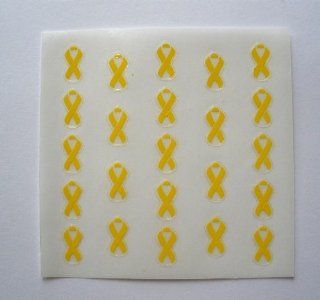 Yellow Ribbon Nail Decals  Other Beauty  Beauty