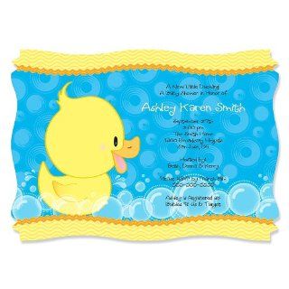 Ducky Duck   Personalized Baby Shower Invitations: Toys & Games