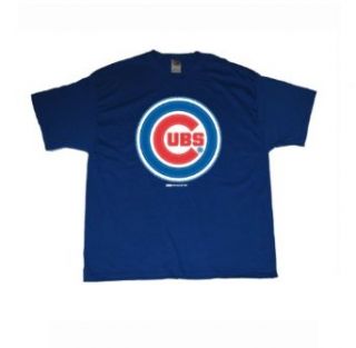 Stitches Athletic Gear Chicago Cubs Big Logo Adult T shirt (X Large) : Sports Fan T Shirts : Clothing