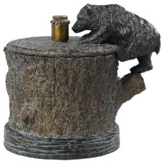 Cal TA 507BX 9" Bear with Honey Box, Antique Bronze Finish: Home Improvement