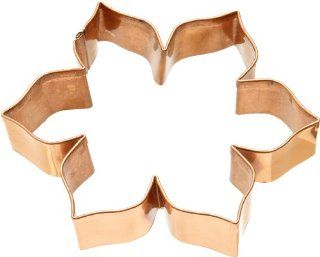 Old River Road Flower Shape Cookie Cutter, Copper: Kitchen & Dining