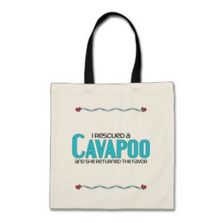 I Rescued a Cavapoo (Female) Dog Adoption Design Bag