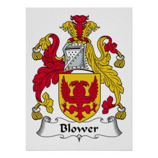 Blower Family Crest Print