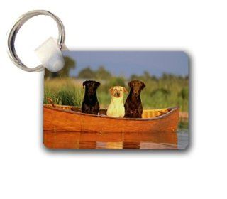 Labrador retrievers hunting dogs Keychain Key Chain Great Unique Gift Idea: Everything Else