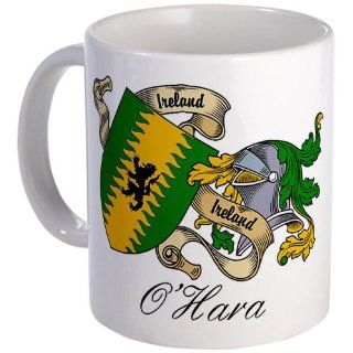 CafePress O'Hara Family Crests Mug   Standard Multi color: Kitchen & Dining