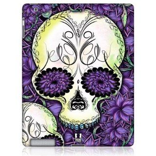 Head Case Designs Violet Florid Of Skulls Hard Back Case Cover For Apple iPad 2: Computers & Accessories