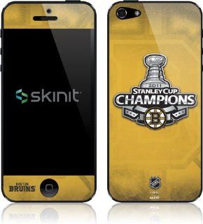 NHL   Boston Bruins   2011 NHL Stanley Cup Champions Boston Bruins Yellow Background w/ Cup   iPhone 5 & 5s   Skinit Skin Cell Phones & Accessories