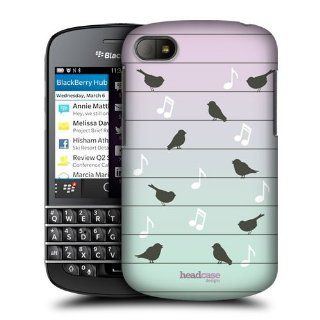 Head Case Designs On Wire Birds of Music Hard Back Case Cover for BlackBerry Q10: Cell Phones & Accessories