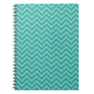 Chevron Green Chevron Background Spiral Notebook