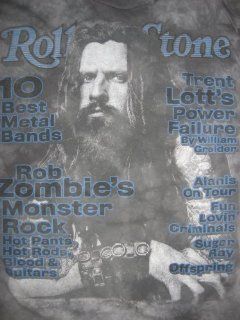 XL T shirt: Rolling Stone   Rob Zombie Cover Art, Stonewash Look [Adult Extra Large] : Other Products : Everything Else