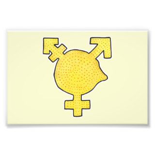 Yellow Lemon Transgender Symbol Photograph
