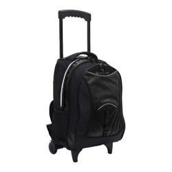 US Traveler Pacific Gear Lightweight Wheeled Backpack Black US Traveler Rolling Backpacks