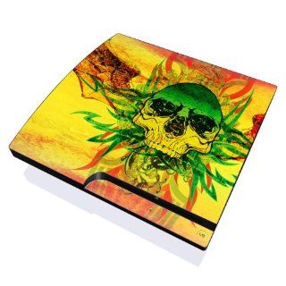 Hot Tribal Skull Design Skin Decal Sticker for the Playstation 3 PS3 SLIM Console: Software