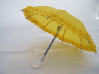 Dark Yellow Doll Umbrella for 18 Inch Dolls Including the American Girl Line: Toys & Games