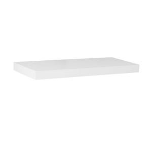 Home Decorators Collection 17.7 in. x 7.75 in. x 1.25 in. White Slim Floating Shelf 9084644