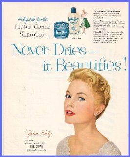 1959 Grace Kelly for Lustre Creme Shampoo Original Print Ad Advertising : Everything Else