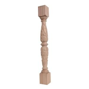 Foster Mantels Vines 4 1/2 in. x 3 1/2 ft. x 4 1/2 in. Wood Column C134R