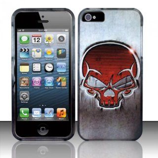 Apple iPhone 5 Red Skull Hard Case Cover Accessory: Cell Phones & Accessories