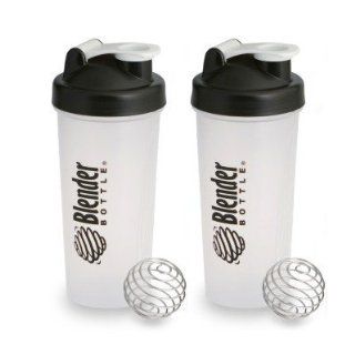 28 Oz. Blender Bottle W/wire Shaker Ball  Pack of 2, Colors may vary: Kitchen & Dining
