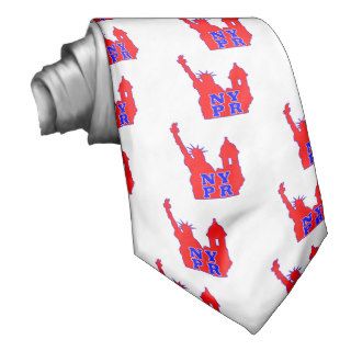 Symbol that represents both NY and PR identity Custom Ties