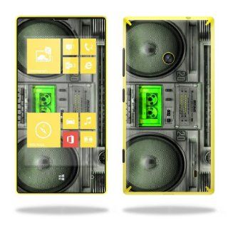 Protective Vinyl Skin Decal Cover for Nokia Lumia 520 Cell Phone T Mobile Sticker Skins Boombox Cell Phones & Accessories