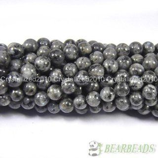 16inch strand 8mm Natural Larvikite Labradorite Gemstone Round Beads Jewelry Making Supplies Supply Crafts : Everything Else
