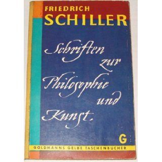 Schriften zur Philosophie und Kunst Taschenbuch Goldmann 524: Books
