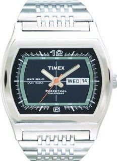 Timex Men's T2D541 Perpetual Calendar Silver Tone Stainless Steel Bracelet Watch at  Men's Watch store.