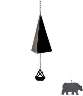 North Country Wind Bells, Inc. 111.5001 Bar Harbor Bell with bear wind catcher: Patio, Lawn & Garden