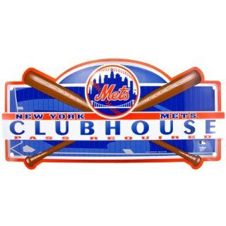 New York Mets   Locker Room Sign MLB Pro Baseball : Sports Fan Decorative Plaques : Sports & Outdoors