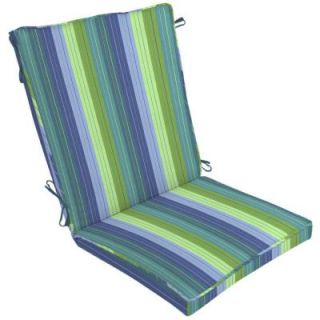 Arden Sunbrella Seaside Seville Single Welt High Back Outdoor Chair Cushion DISCONTINUED L919271B 9D1