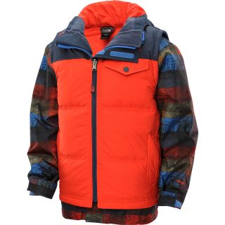 THE NORTH FACE Boys Vestamatic Triclimate Jacket   Size: Xl, Fiery Red