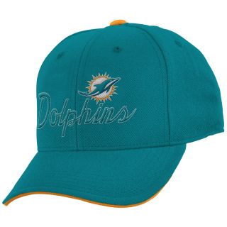 NFL Team Apparel Youth Miami Dolphins Structured Adjustable Cap   Size: Youth