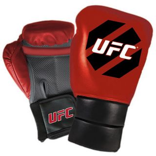UFC MMA Boxing Gloves   Size: 12 Ounces, Red/black (14880P 900712)