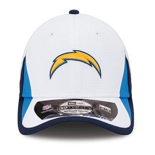 NEW ERA Mens San Diego Chargers Training Camp 39THIRTY Stretch Fit Cap   Size: