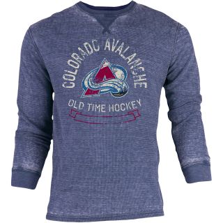 OLD TIME SPORTS Mens Colorado Avalanche Haven Acid Washed Long Sleeve T Shirt  