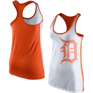NIKE Womens Detroit Tigers Dri Blend Logo Loose Tank Top   Size: Xl, White