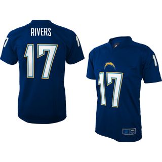 NFL Team Apparel Youth San Diego Chargers Philip Rivers Performance Name and