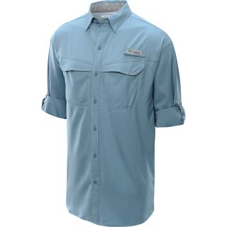 COLUMBIA Mens Low Drag Offshore Long Sleeve Fishing Shirt   Size: 2xl, Blue