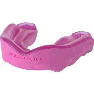 SHOCK DOCTOR Youth Gel Max Mouthguard   No Strap   Size: Youth, Pink
