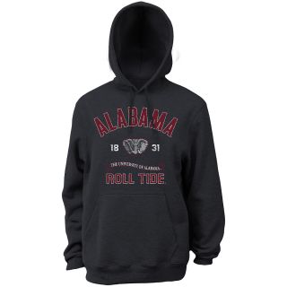 Classic Mens Alabama Crimson Tide Hooded Sweatshirt   Black   Size: Small,