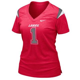NIKE Womens New Mexico Lobos Spring 2013 Touchdown T Shirt   Size: Large, Red