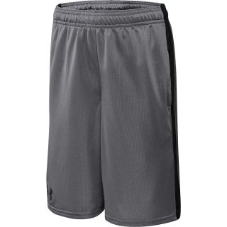UNDER ARMOUR Boys Ultimate Shorts   Size: Large, Graphite/black