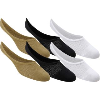 SOF SOLE Womens All Sport Lite Footie Socks   6 Pack   Size: Medium, White/tan