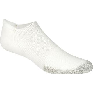 THORLO Mens T Thick Cushion Tennis Lo Cut Socks   Size: Medium, White