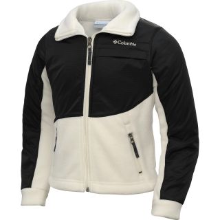 COLUMBIA Girls Benton Springs Overlay Fleece Jacket   Size: 2xs, Sea Salt